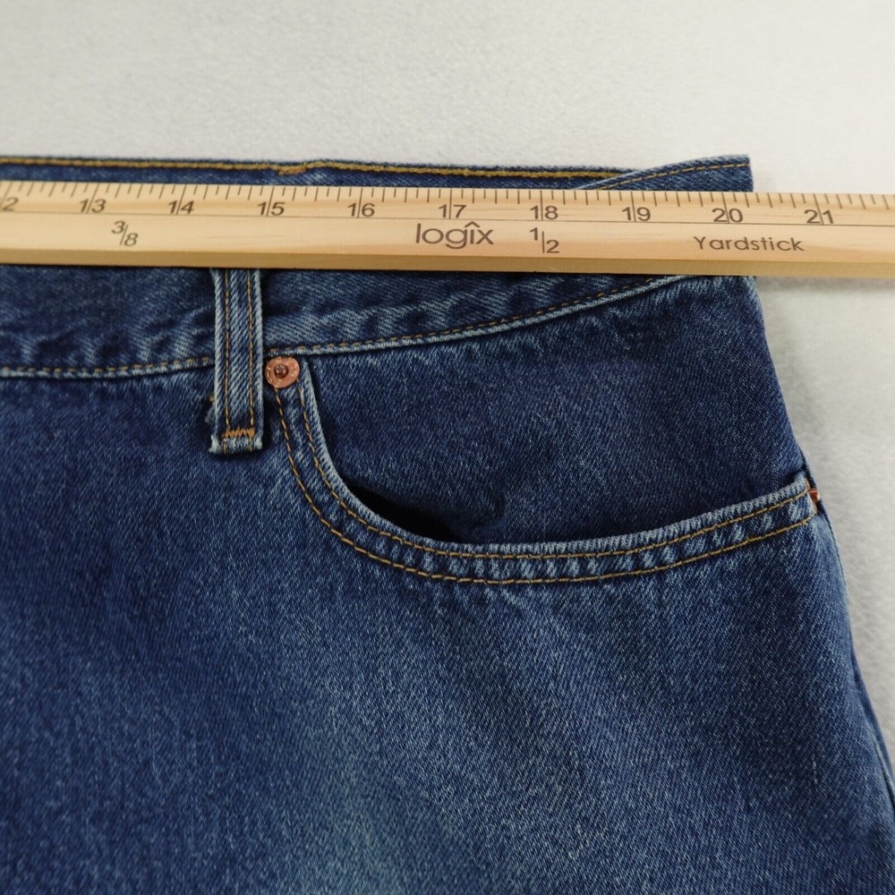 Vintage Y2K Levi's 527 42x32 Act 40x32 Jeans Baggy Wide Leg Skater Grunge Denim‎ - Picture 10 of 16